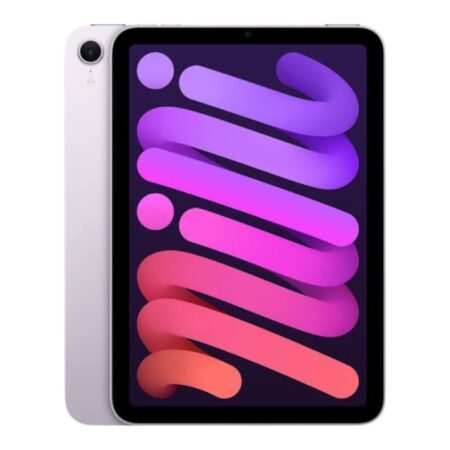 Apple iPad mini (2024) Tablet in purple, front view